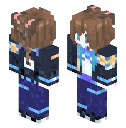喵斯阿米娅 —— Minecraft Steve皮肤预览图
