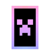 转载15年渐变苦力怕披风 —— Minecraft 披风皮肤预览图