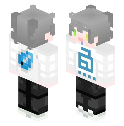 鱼 —— Minecraft Steve皮肤预览图