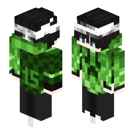 15周年纪念皮肤(ETF可眨眼,使用Fresh Moves材质包眼睛可动) 2 —— Minecraft Alex皮肤预览图