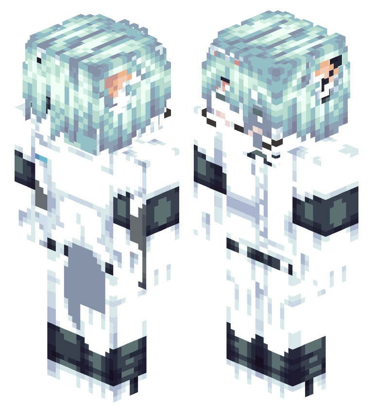 蓝狗 —— Minecraft Steve皮肤