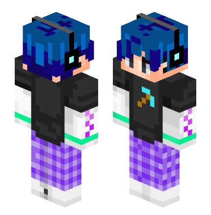JackOu —— Minecraft Steve皮肤预览图