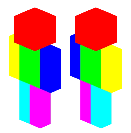 colorful —— Minecraft Steve皮肤