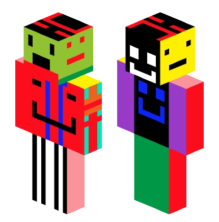 笑脸 —— Minecraft Steve皮肤
