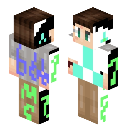 请输入文本 —— Minecraft Steve皮肤预览图