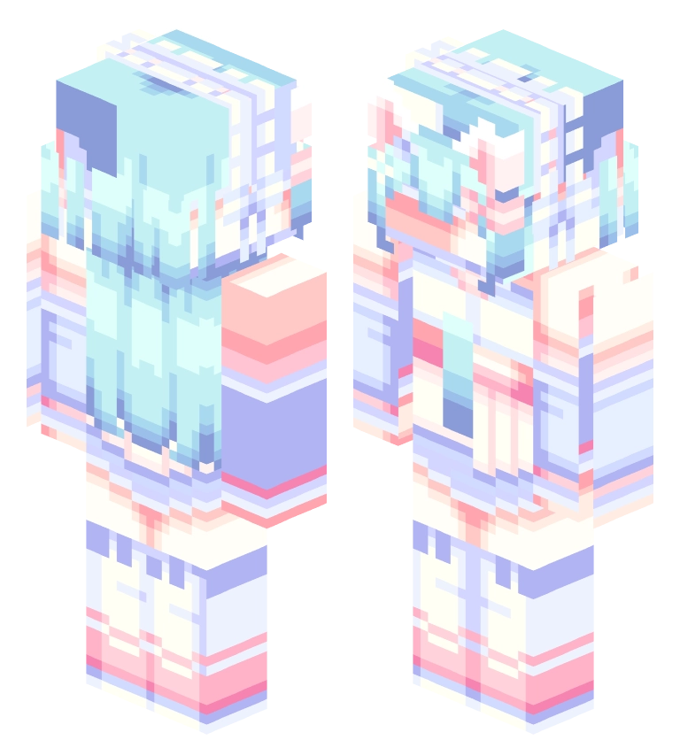 🌸Sakura tea♡angel🍧樱茶小天使Lolita    128×128 —— Minecraft Alex皮肤