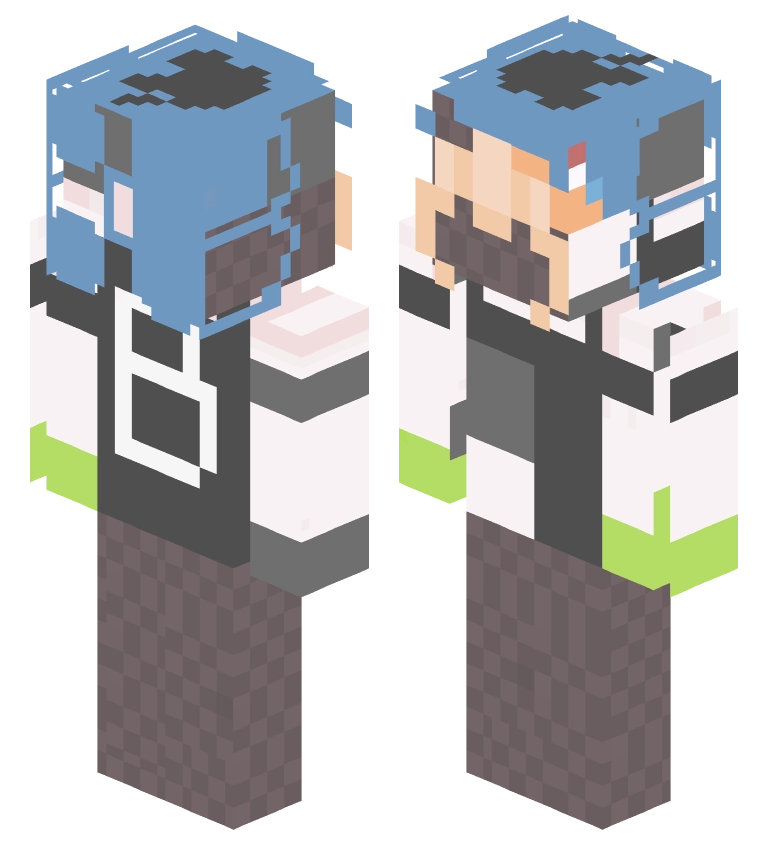 25431775a95ee12de3419151c0f0b2d8 —— Minecraft Alex皮肤预览图