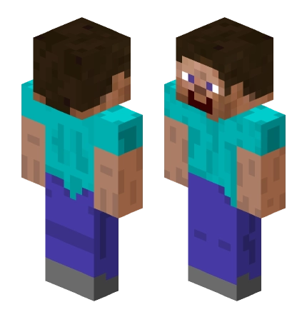 Steve史蒂夫 —— Minecraft Steve皮肤预览图