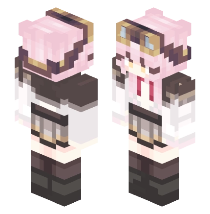 永雏塔菲动态眼睛 —— Minecraft Alex皮肤