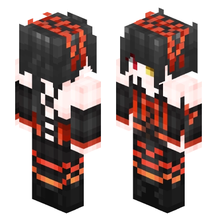 时崎狂三 —— Minecraft Alex皮肤预览图