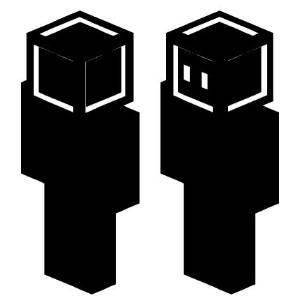 边缘光模板 —— Minecraft Steve皮肤预览图