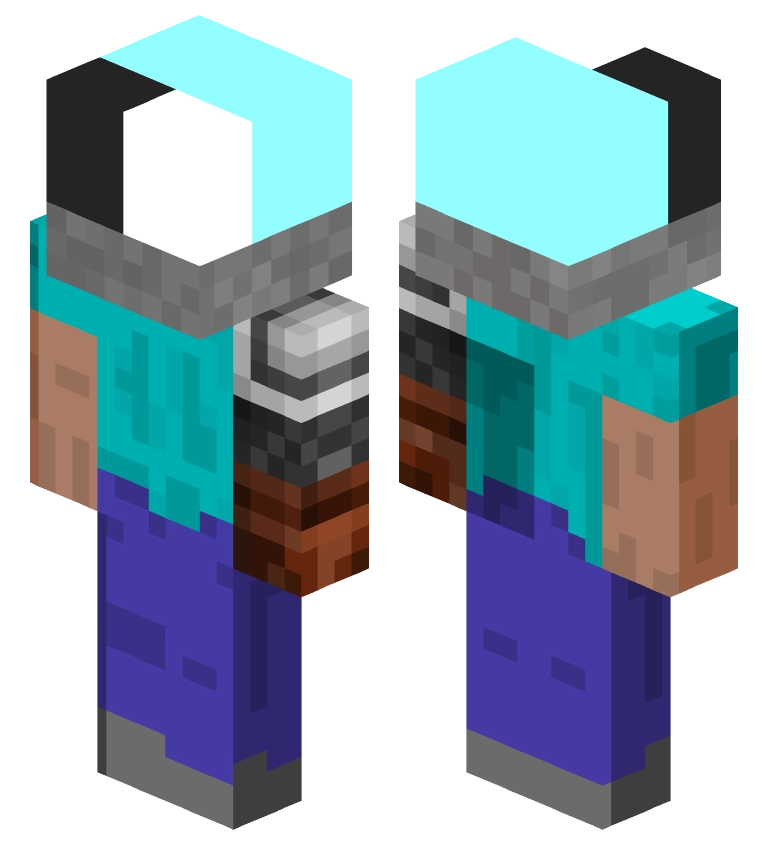herobrine2 —— Minecraft Steve皮肤