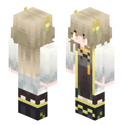 明日方舟-缪尔赛思 —— Minecraft Alex皮肤预览图