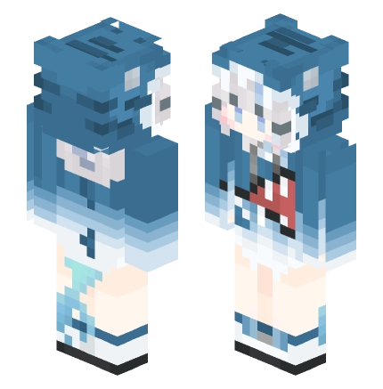 GawrGura__ —— Minecraft Alex皮肤