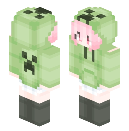 苦力怕娘皮肤 —— Minecraft Steve皮肤
