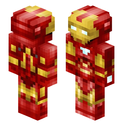 钢铁侠 —— Minecraft Steve皮肤预览图