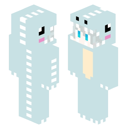 恐龙 —— Minecraft Steve皮肤预览图
